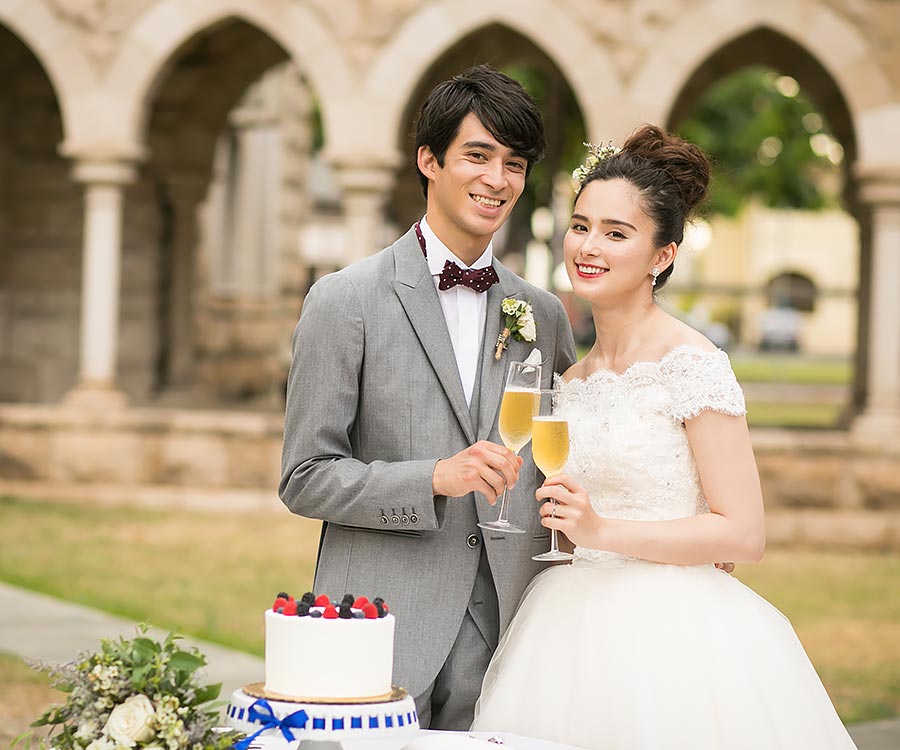 挙式 セント アンドリュース大聖堂での挙式ならクチュールナオコ セント アンドリュース大聖堂