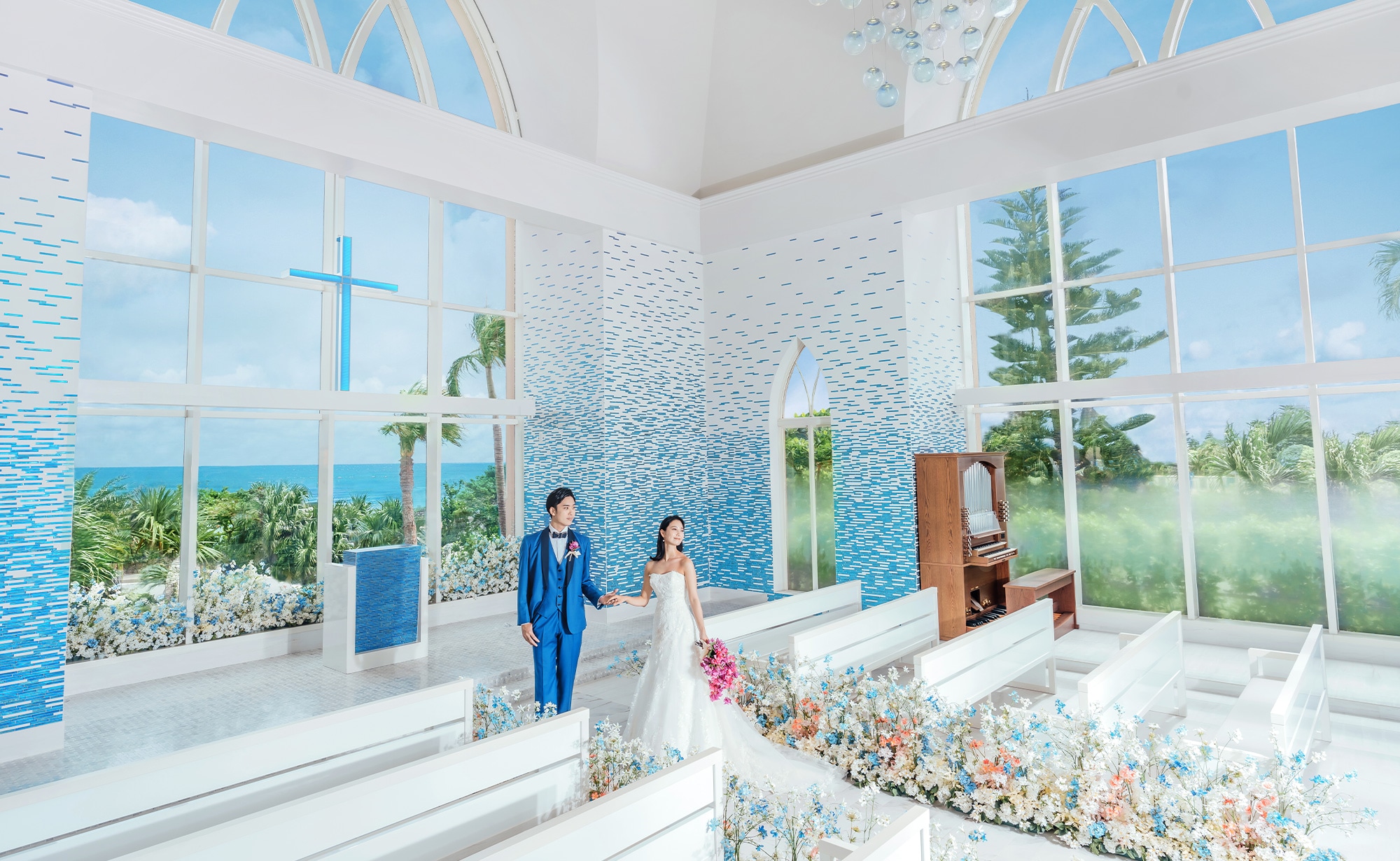 シギラミラージュ ベイサイドチャペル | 宮古島 | クチュールナオコ