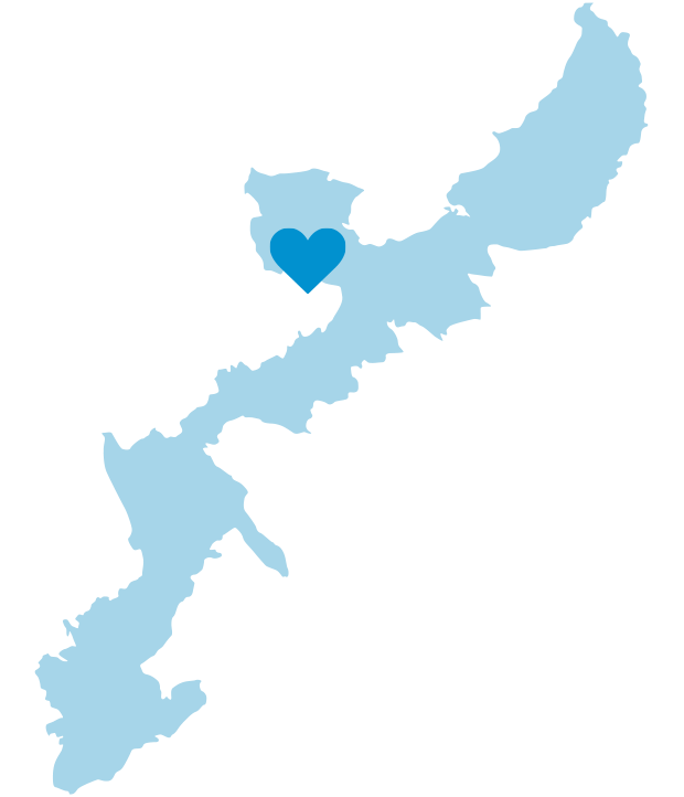 アイネス沖縄の地図